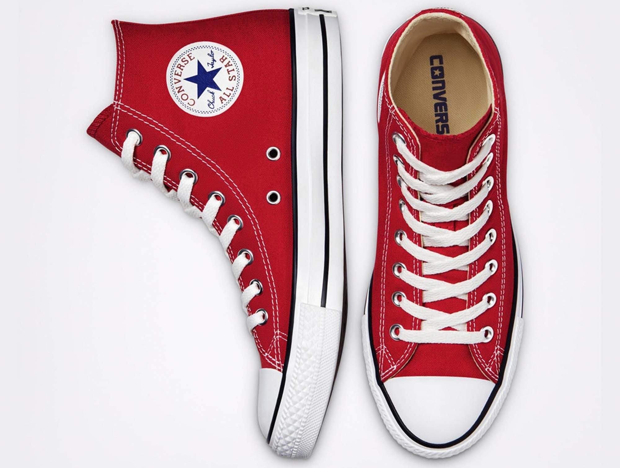 Zapatilla Converse Chuck Taylor Hi Mujer Rojo