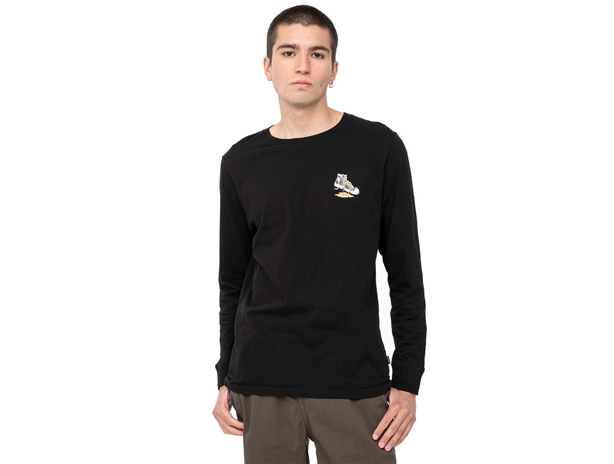 Polera Converse Chuck 70 Long Sleeve Hombre Negro