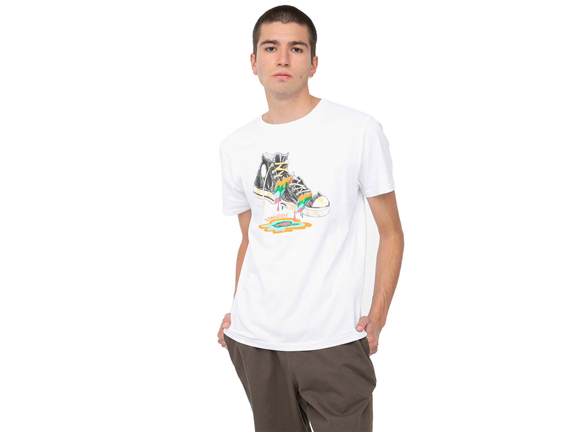 Polera Converse Chuck 70 Hombre Blanco