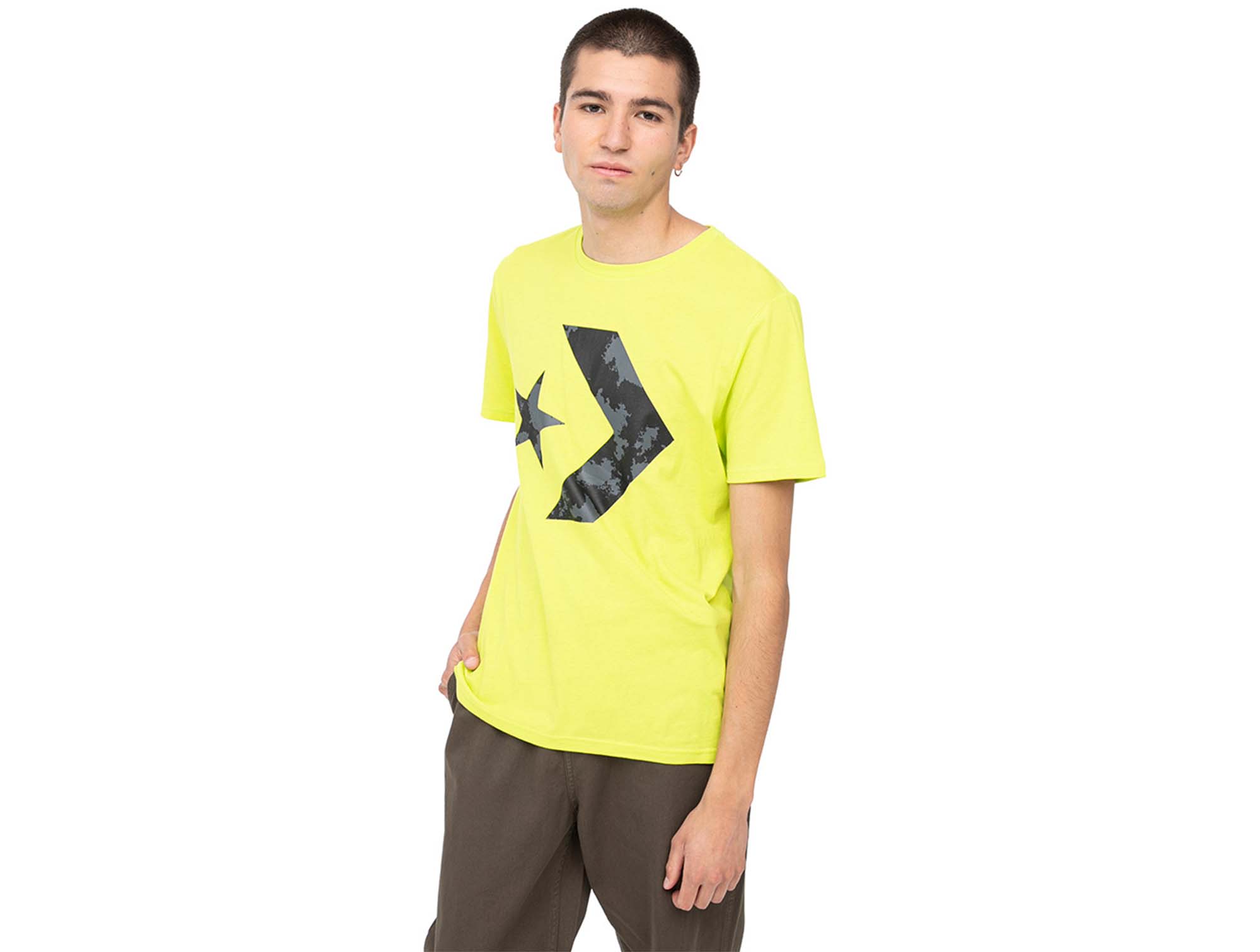 Polera Converse Star Chevronie T Dye Hombre Verde