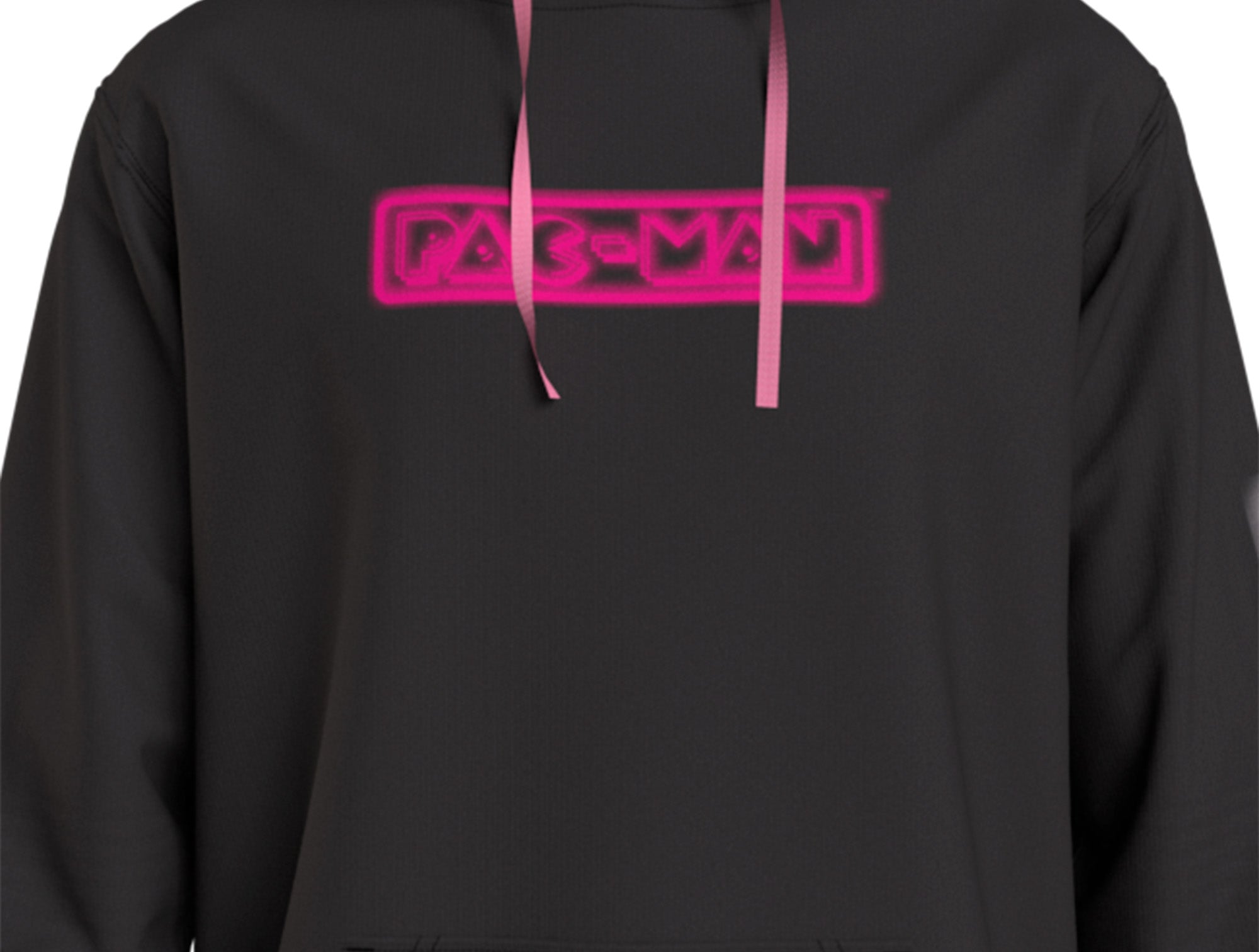 Poleron Fexpro Pacman Neon Logo Mujer Negro