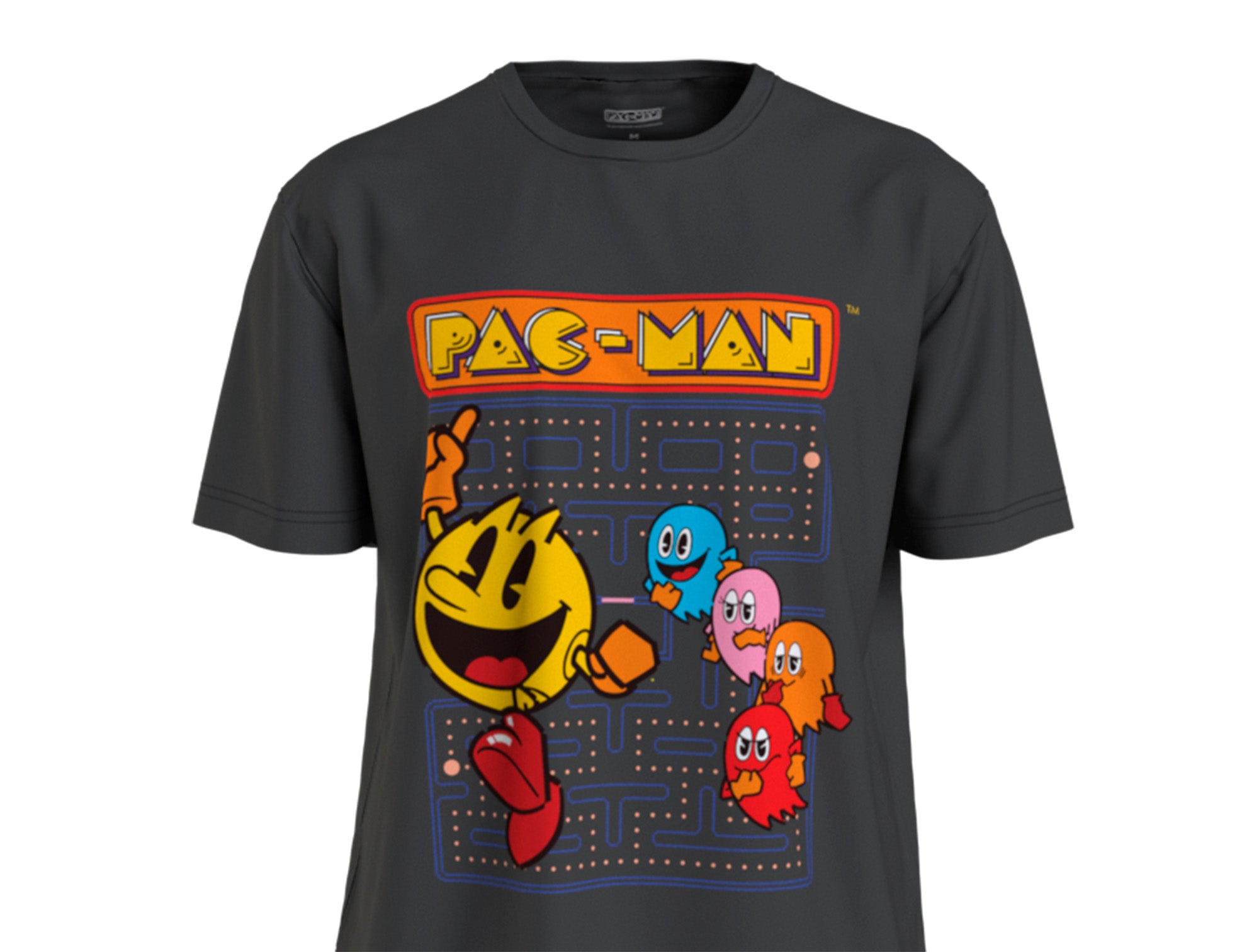 Polera Fexpro Pacman Killer Baby Ghost Hombre Gris