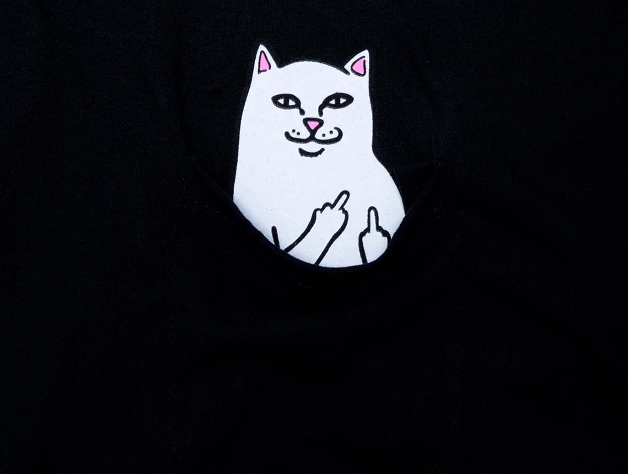 Polera Ripndip Lord Nermal Hombre Negro