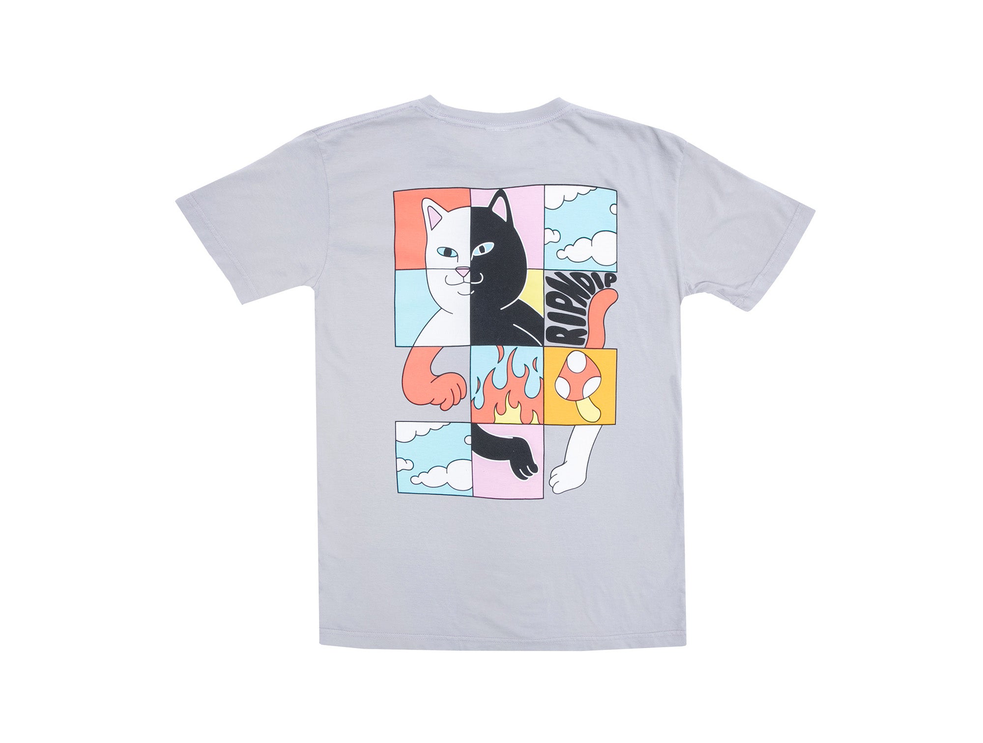 Polera Ripndip Rubix Hombre Gris