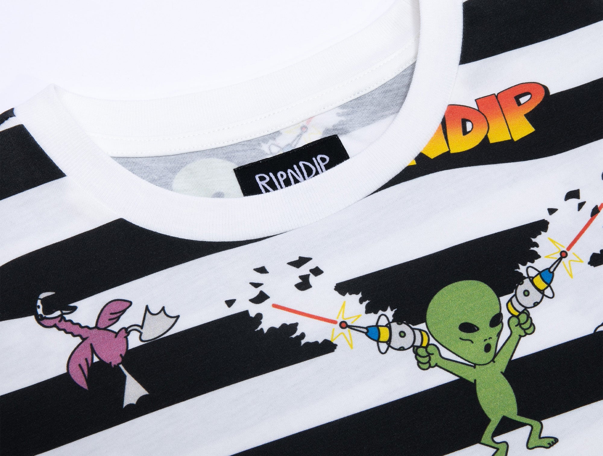 Polera Ripndip Looney Nerm Hombre Blanco