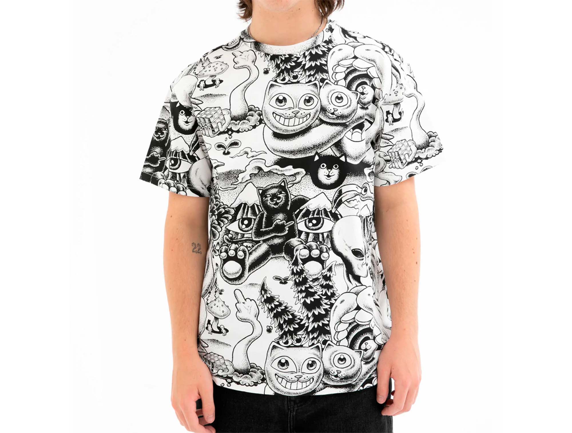 Polera Ripndip Lord Nermal Hombre Negro