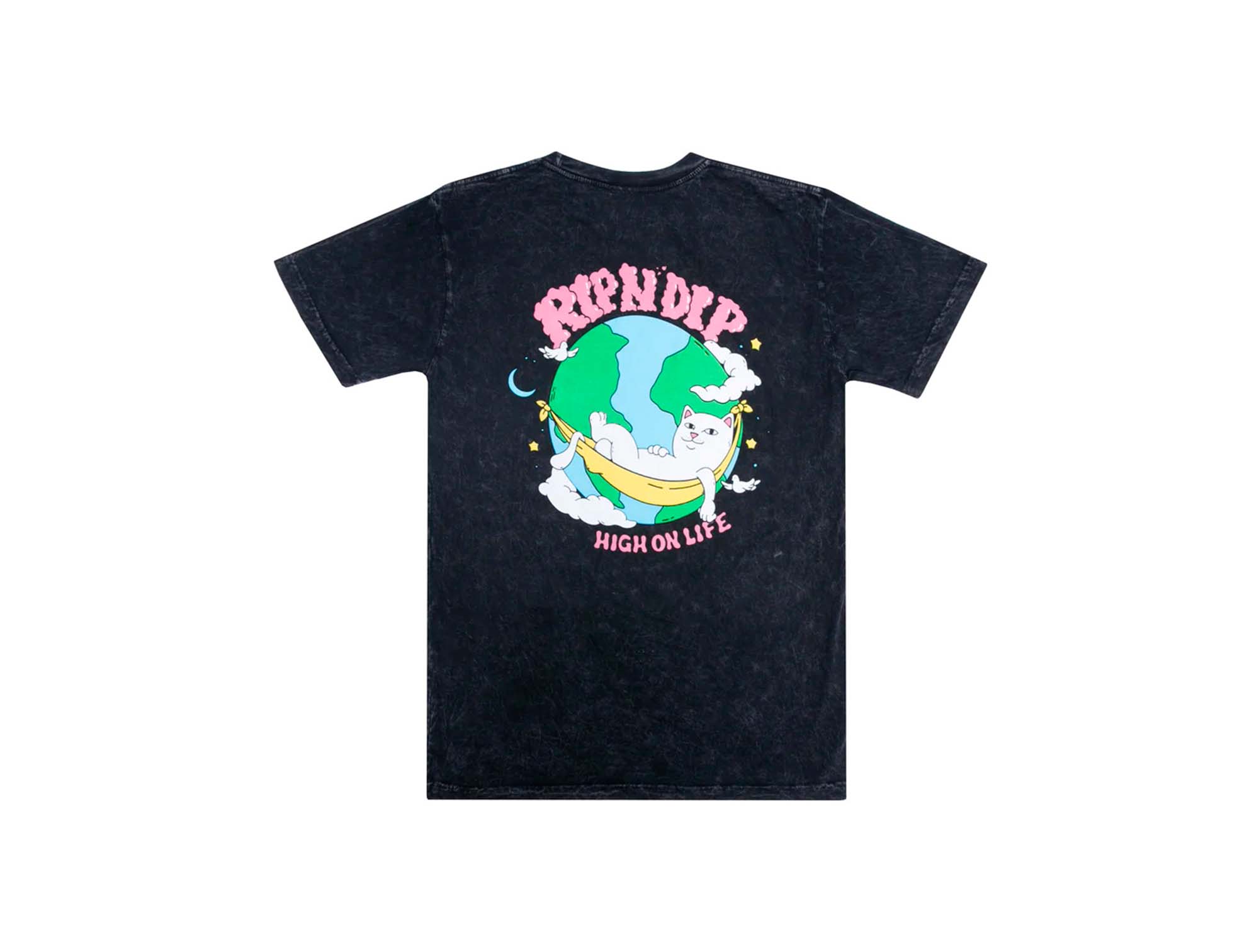 Polera Ripndip High On Life Hombre Negro