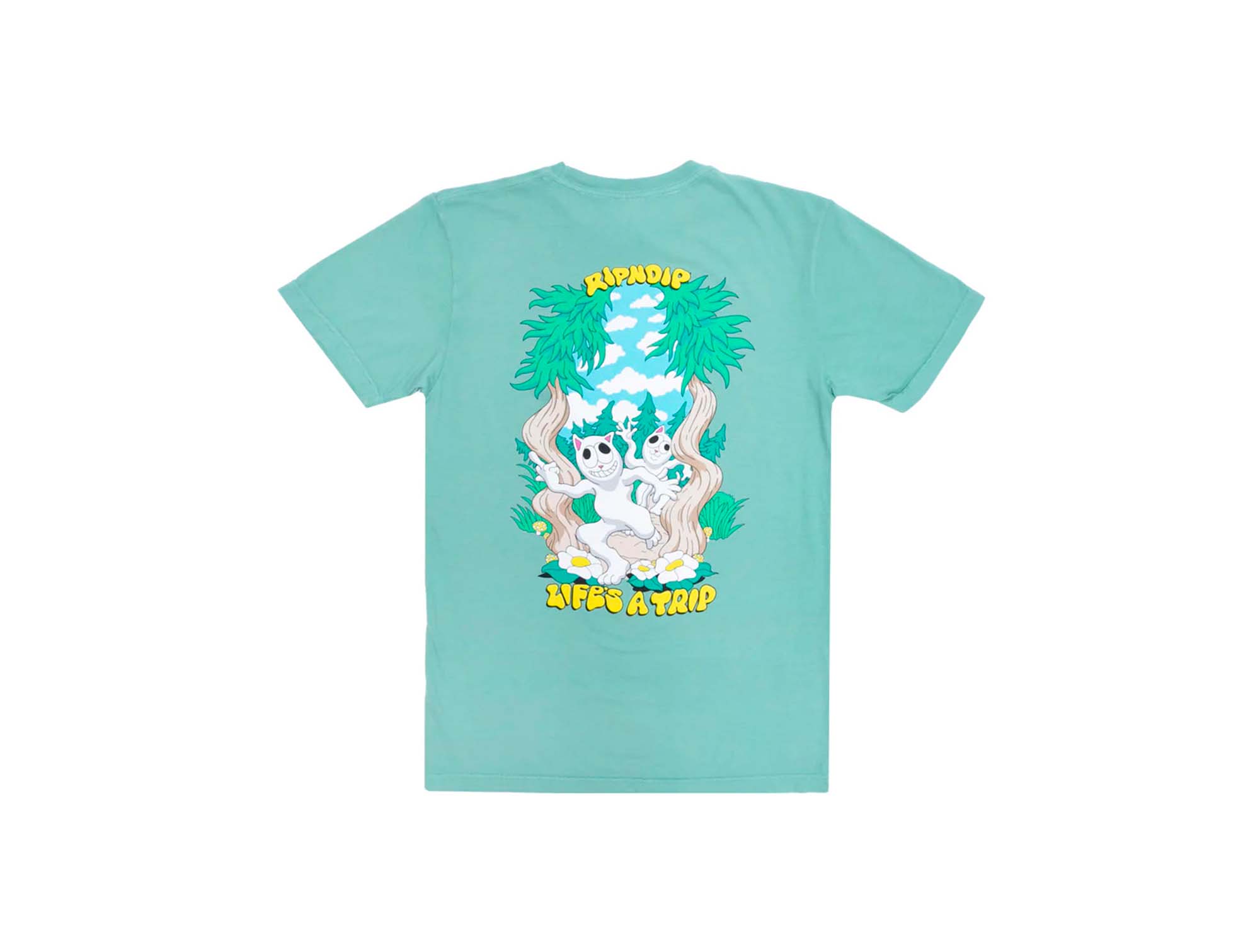 Polera Ripndip Lifes A Trip Hombre Verde