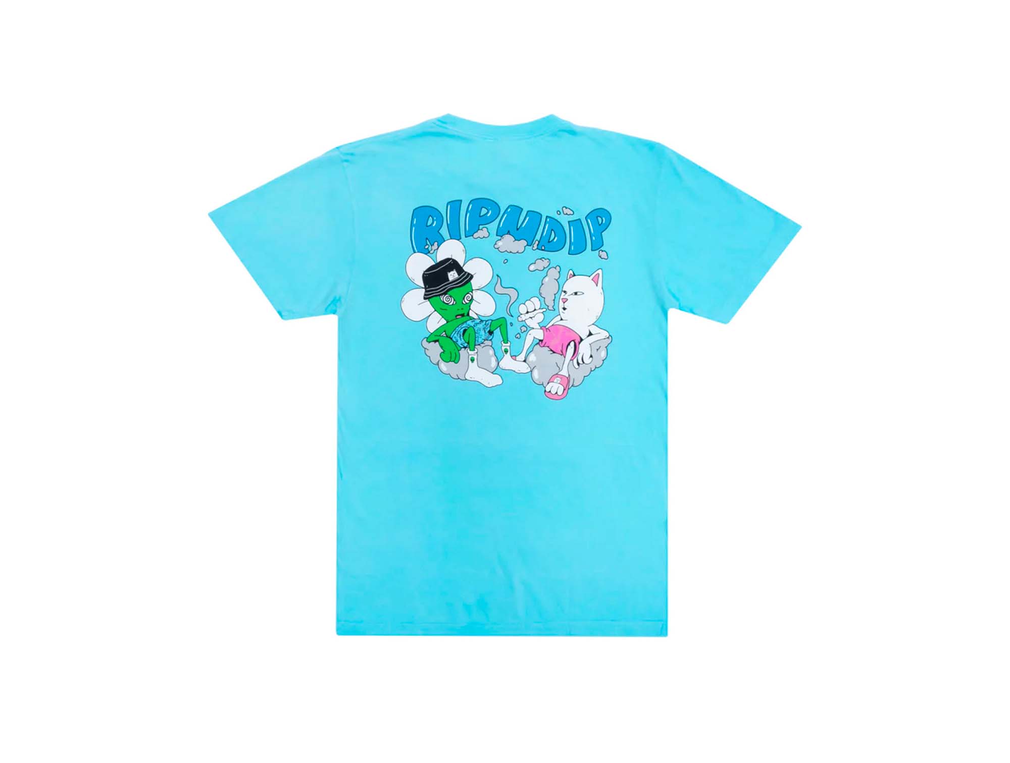 Polera Ripndip Relaxed Hombre Celeste