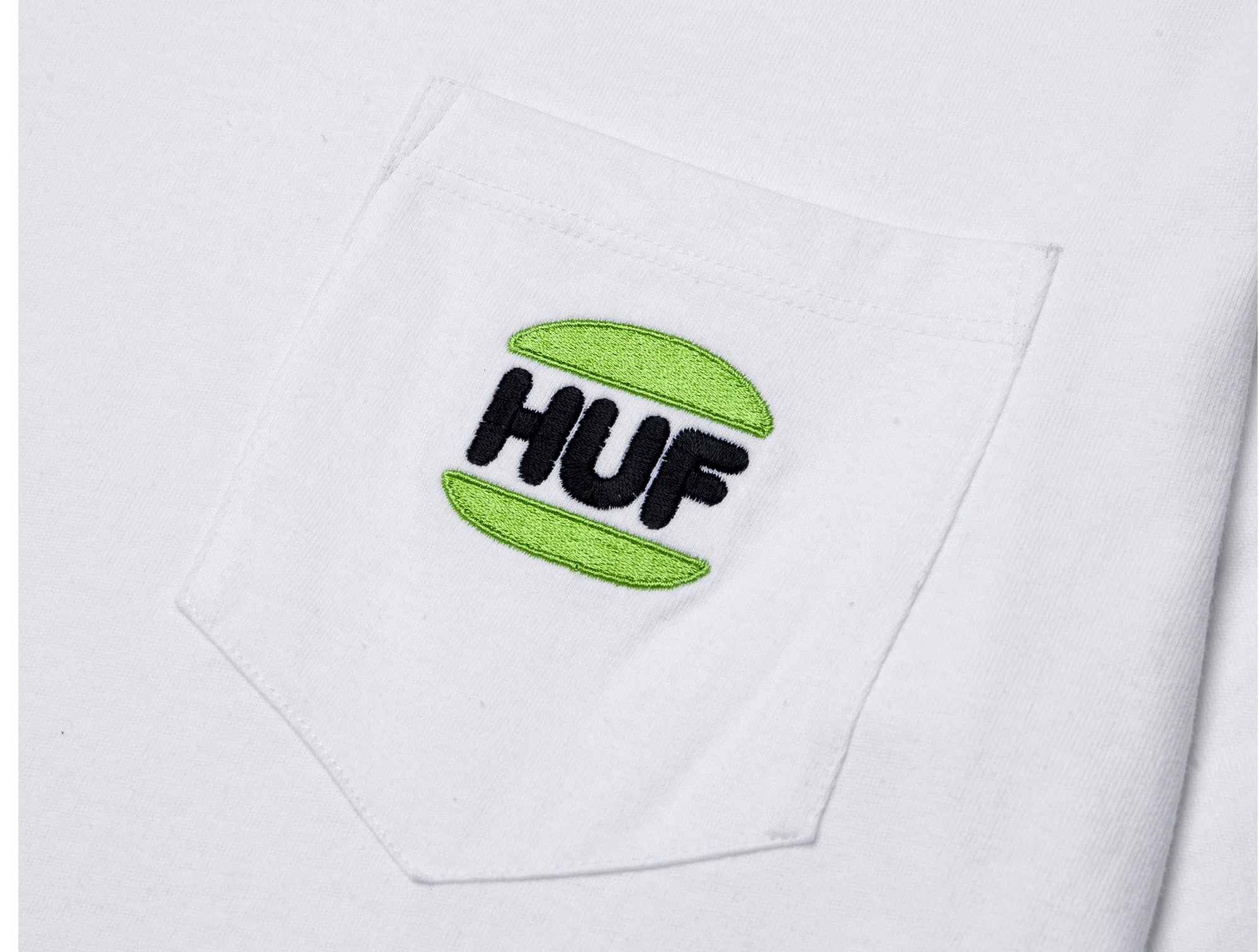 Polera Huf Regal Pocket Hombre Blanco