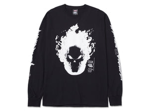 Polera Huf Marvel Ghost Rider Hombre Negro