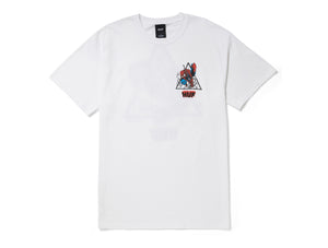 Polera Huf Thwip Triangle Unisex Blanco