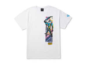 Polera Huf Web Of Unisex Blanco