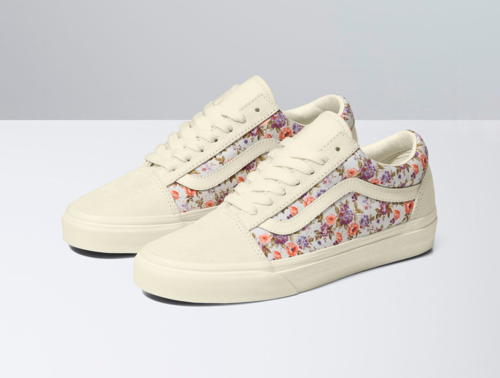 Vans old outlet skool mujer blancas