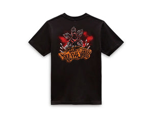 Polera Vans Stranger Things Junior Negro