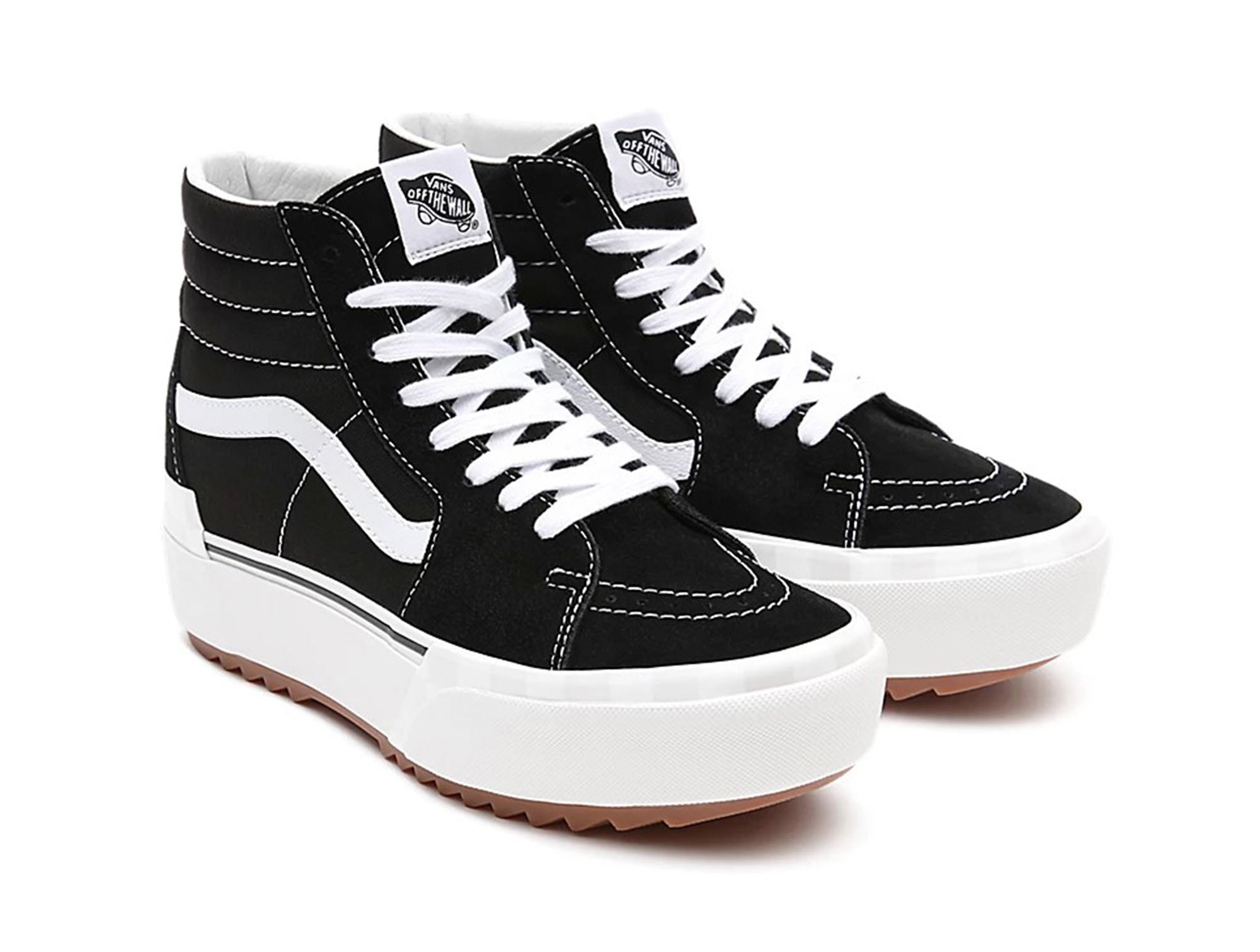 Zapatilla Vans Sk8-Hi Stacked Mujer Negro