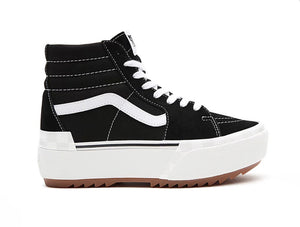 Zapatilla Vans Sk8-Hi Stacked Mujer Negro