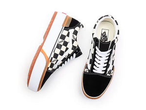 Zapatilla Vans Old Skool Stacked Mujer Negro