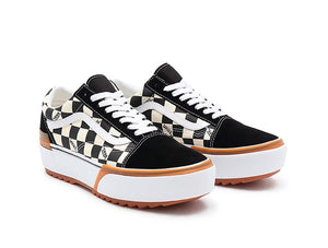 Zapatilla Vans Old Skool Stacked Mujer Negro