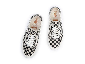 Zapatilla Vans Old Skool Checkerboard Mujer Blanco