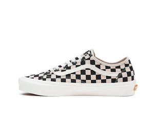 Zapatilla Vans Old Skool Checkerboard Mujer Blanco