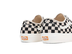 Zapatilla Vans Old Skool Checkerboard Mujer Blanco