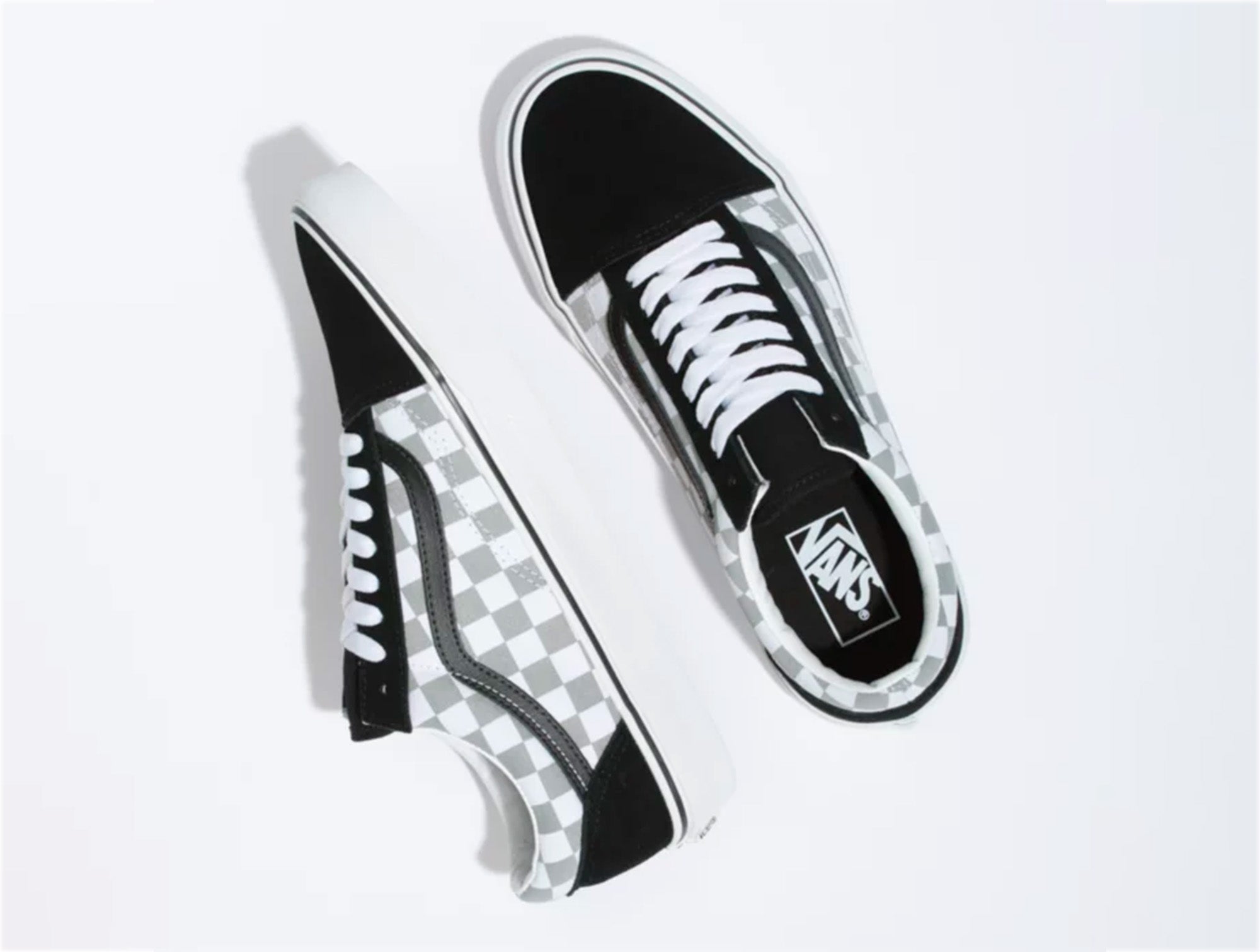 Zapatos vans gris con hotsell negro hombre