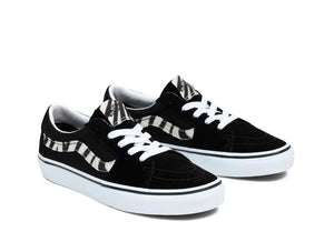 Zapatilla Vans Sk8-Low Animal Sidestripe Mujer Negro