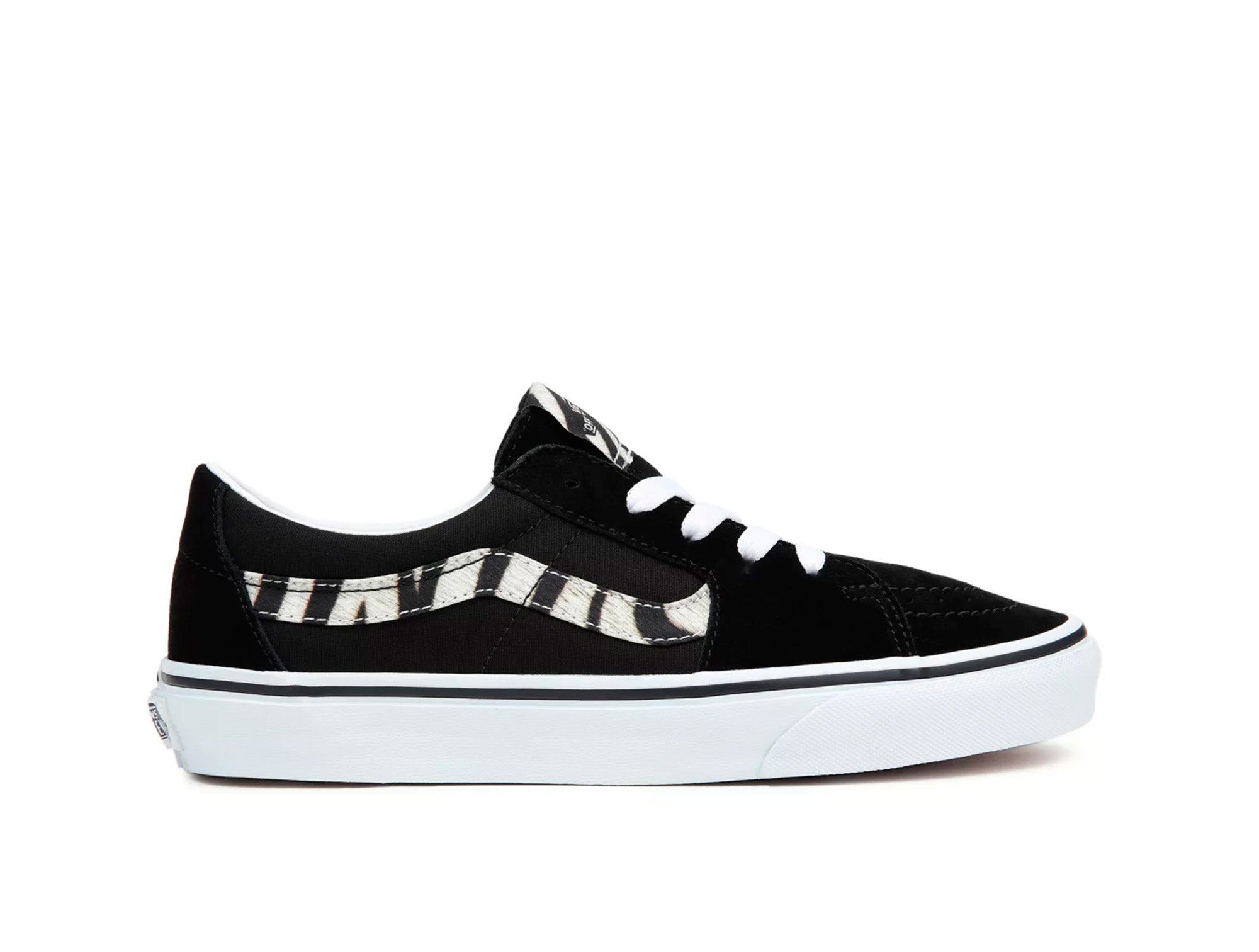 Zapatilla Vans Sk8-Low Animal Sidestripe Mujer Negro