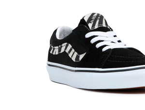 Zapatilla Vans Sk8-Low Animal Sidestripe Mujer Negro