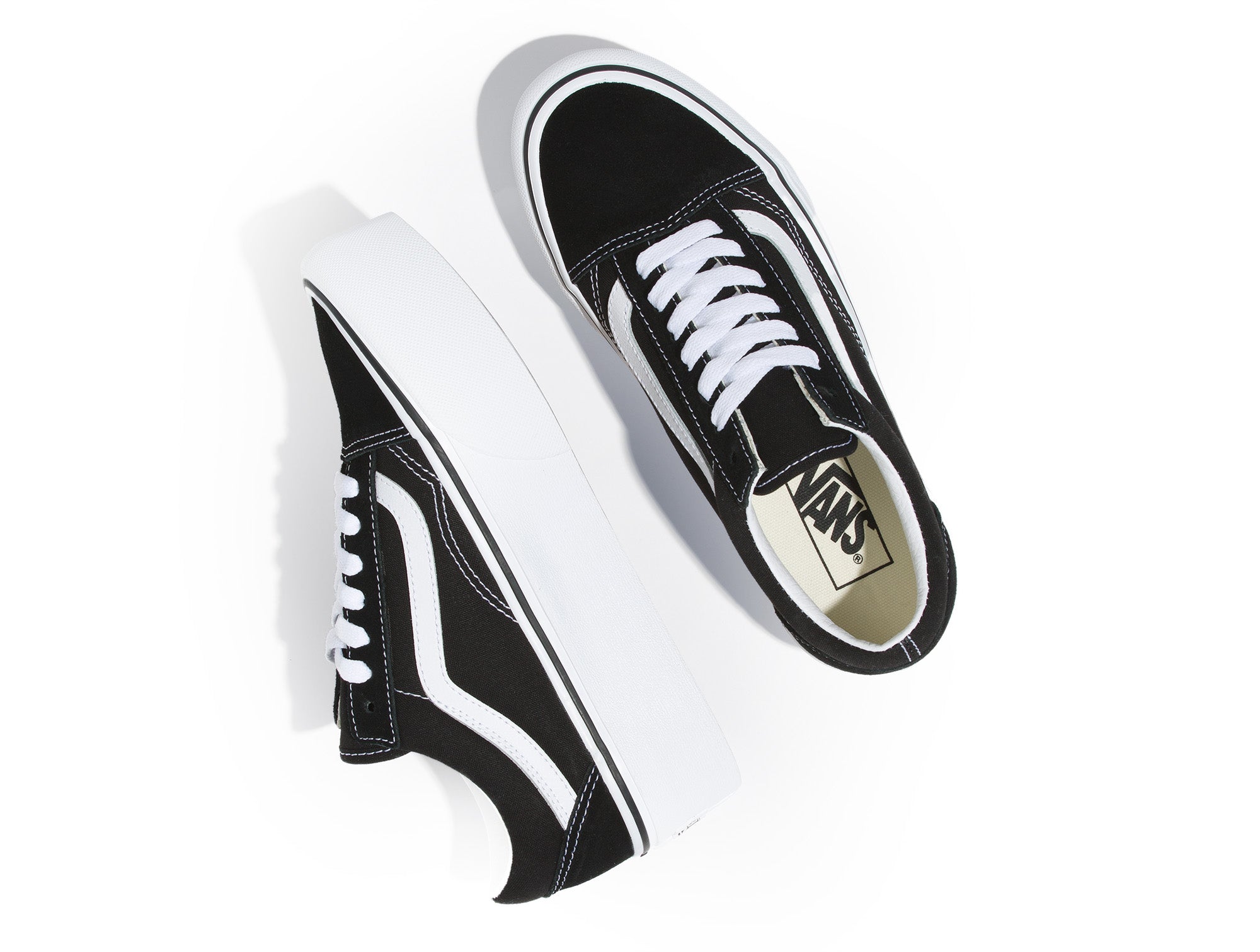 Zapatilla Vans Old Skool Stackform Mujer Negro