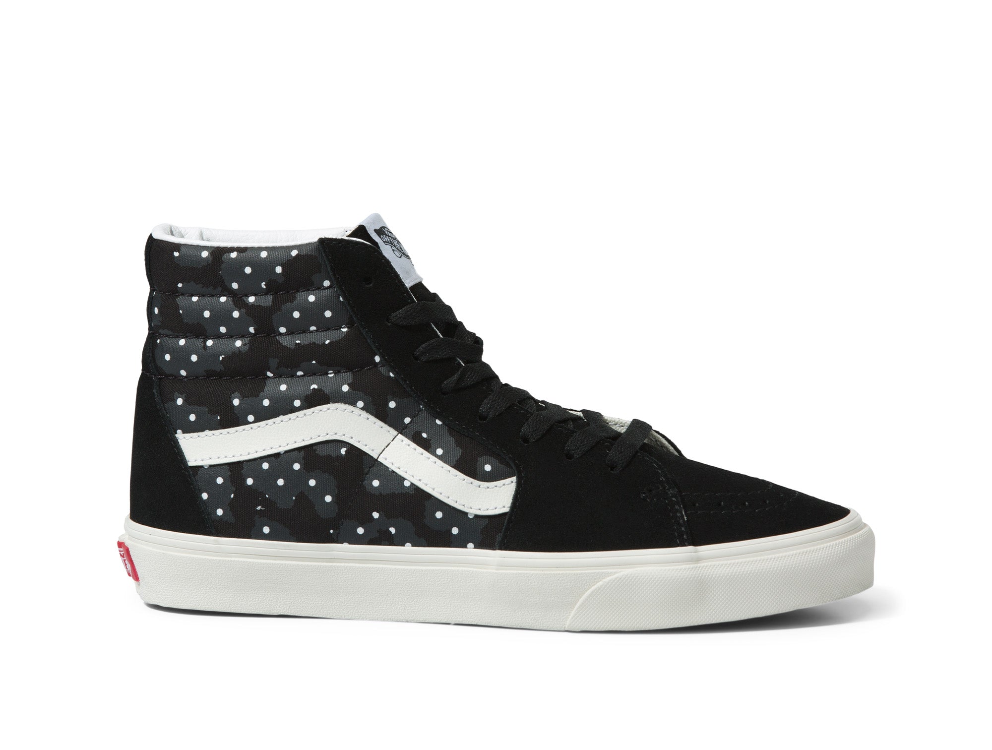 Zapatilla Vans Sk8-Hi (Polkadot) Mujer Negro