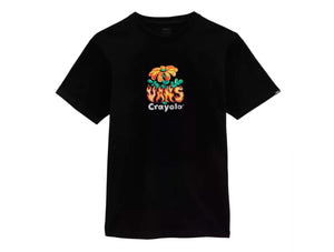 Polera Vans Crayola Hot Flower Hombre Negro