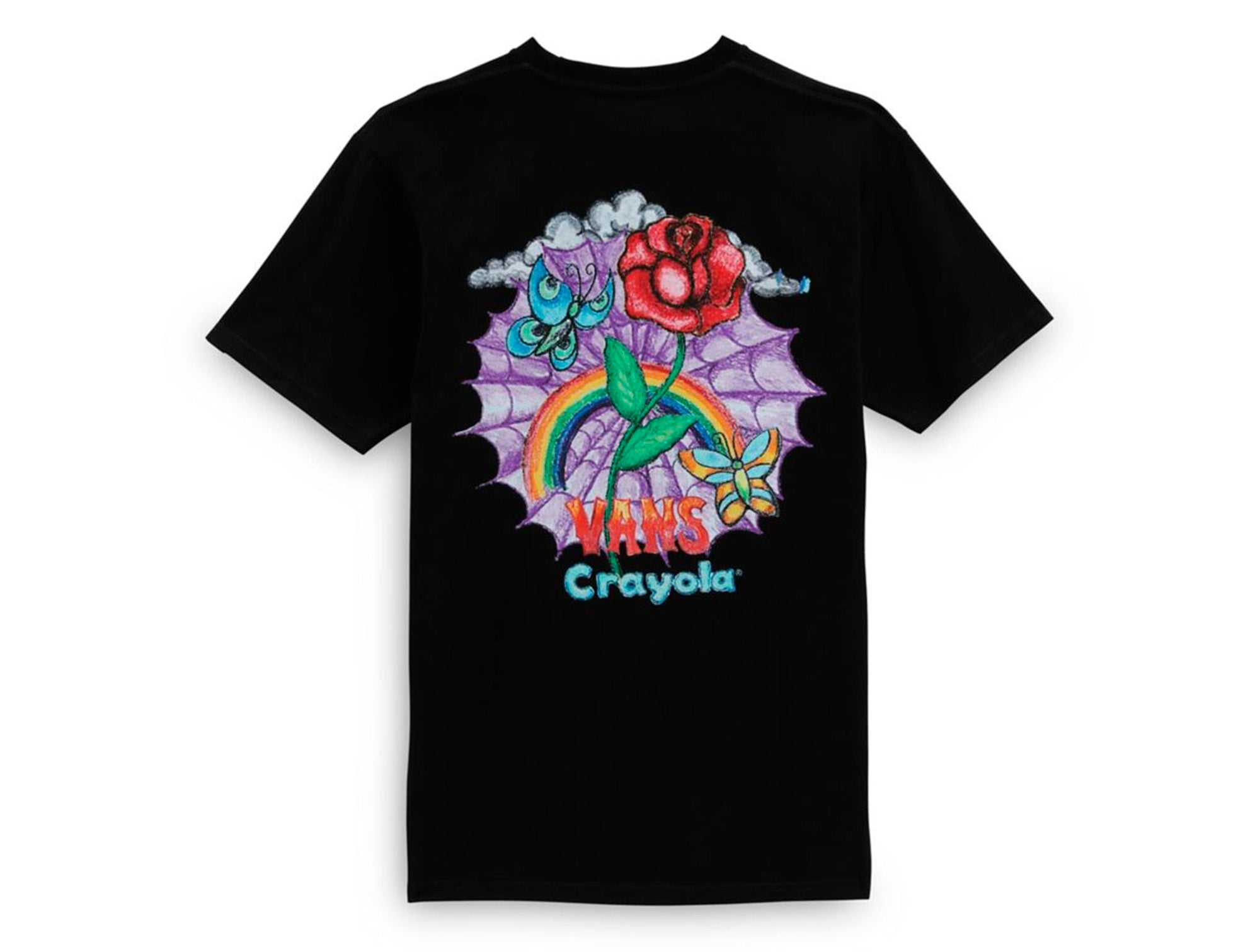 Polera Vans Crayola Rainbow Hombre Negro