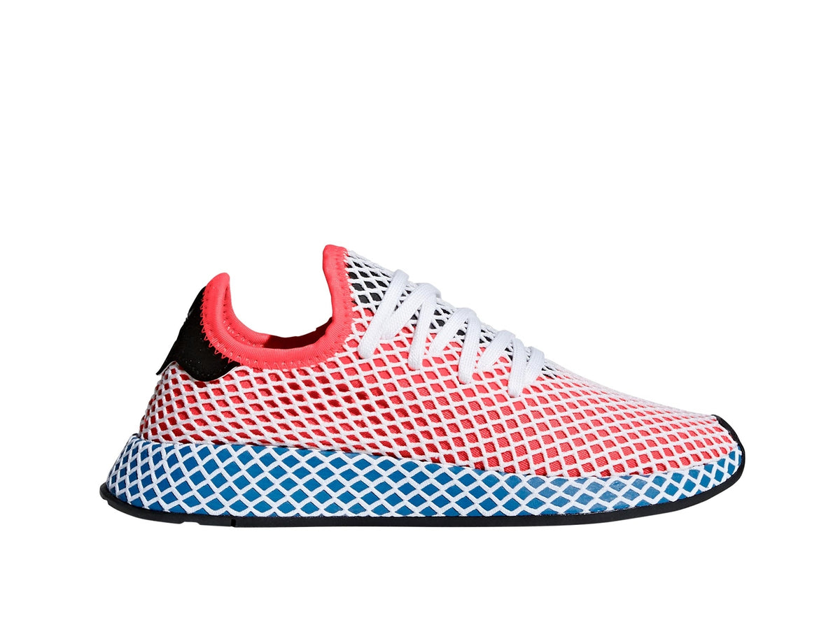 Zapatilla Adidas Deerupt Runner Mujer Rojo Real Kicks