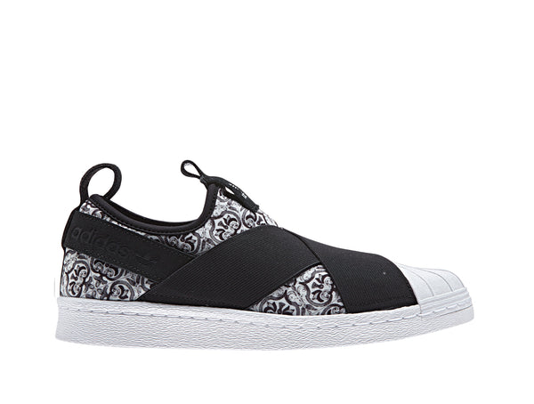 Zapatilla Adidas Superstar Slip On Mujer Negro Real Kicks