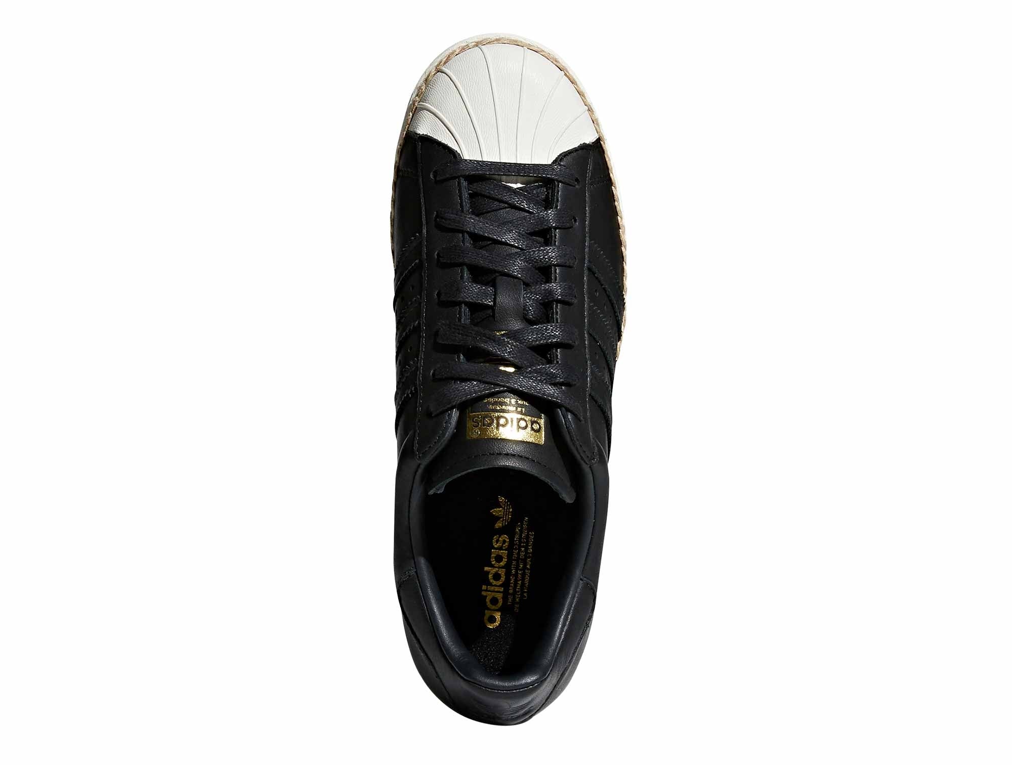 Zapatilla Adidas Superstar 80S Bold Mujer Negro