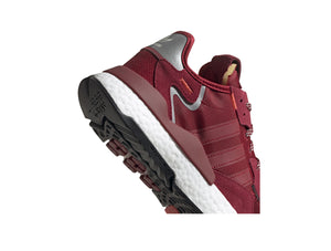 Zapatilla Adidas Nite Jogger Hombre Burdeo