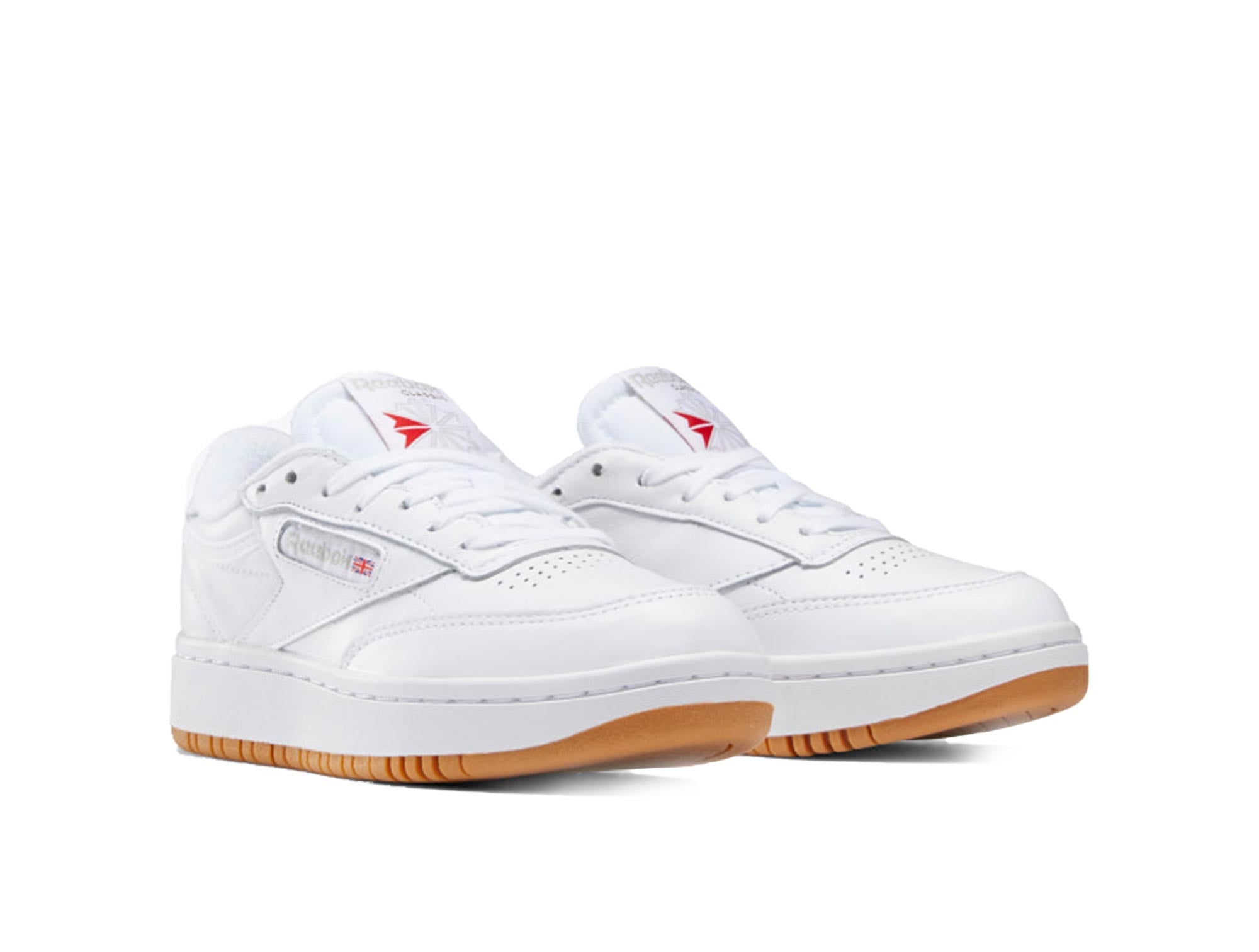 Zapatilla Reebok Plataforma Club C Double Mujer Blanco