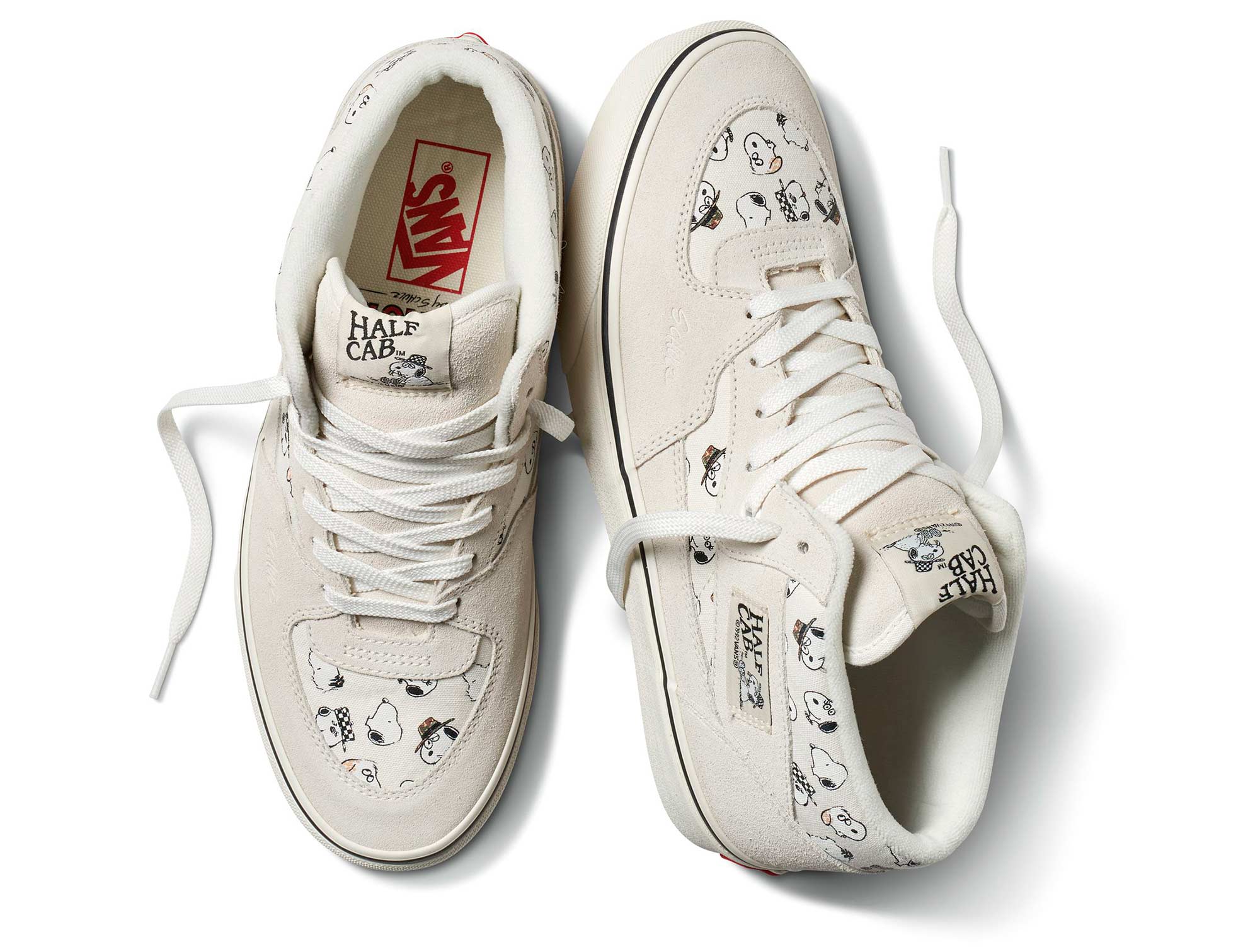 Vans peanuts 2025 hombre blanco