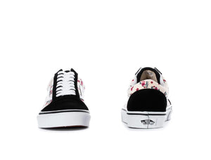 Zapatilla Vans Old Skool Mujer Negro-Beige Floral