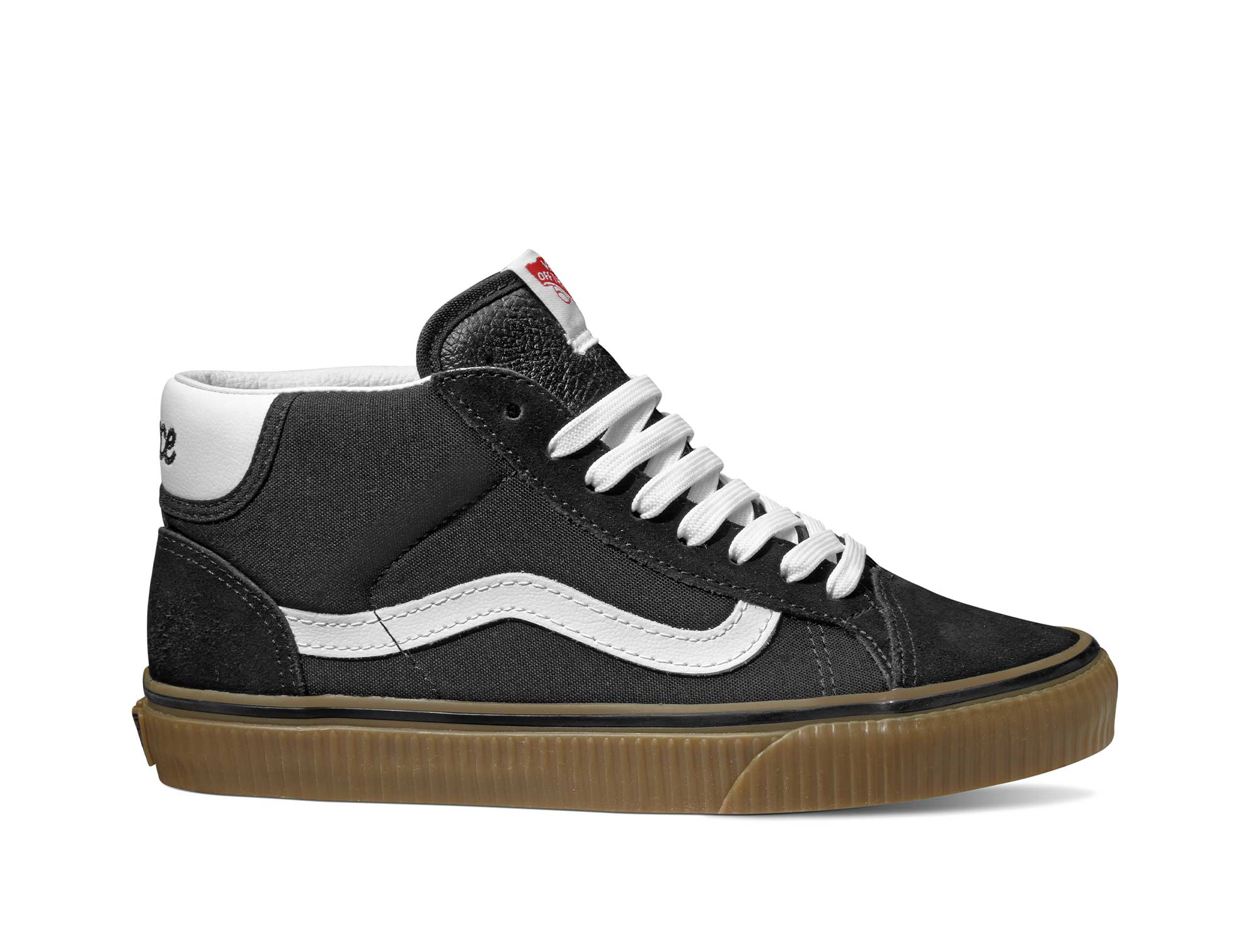 Vans mid top mujer hot sale negro