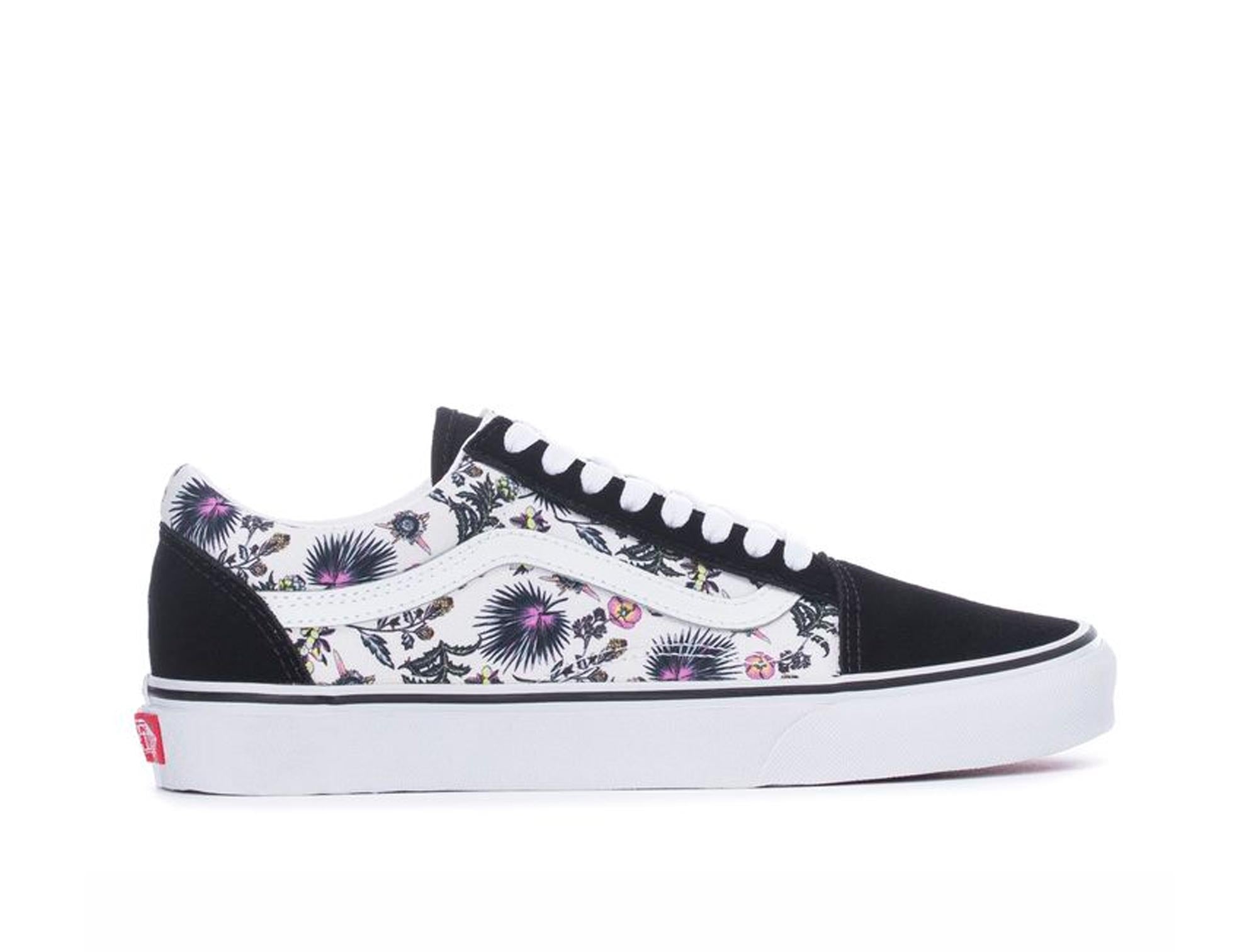 Zapatilla Vans Old Skool (Paradise Floral) Mujer Negro