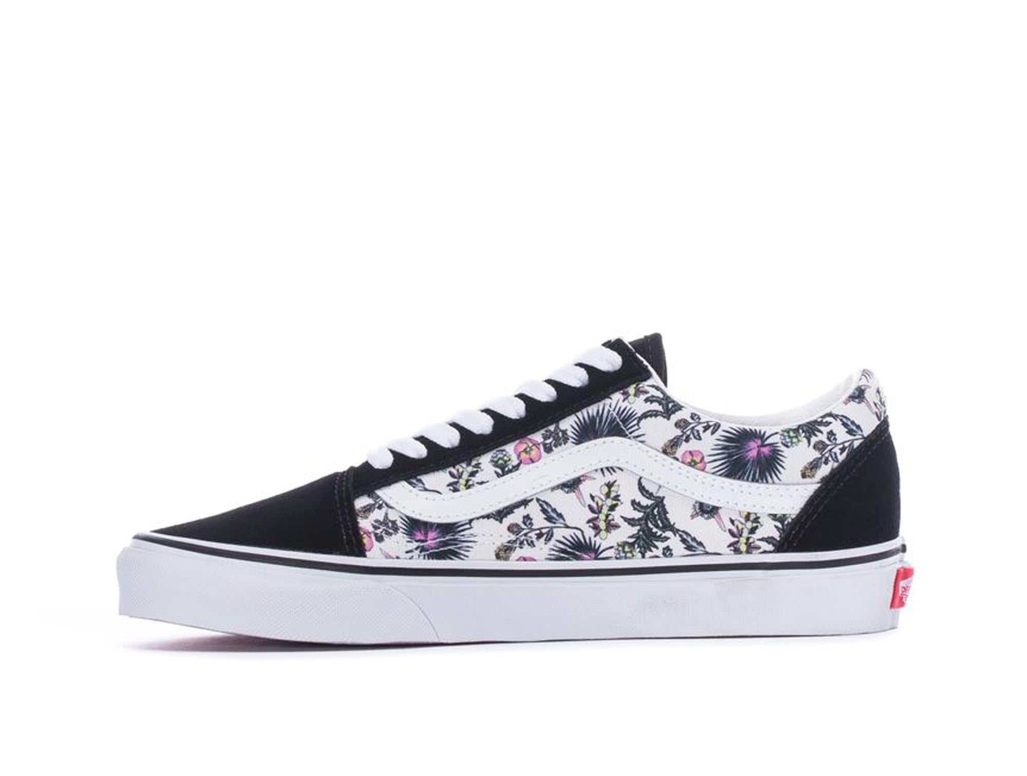 Vans old skool mujer con clearance flores