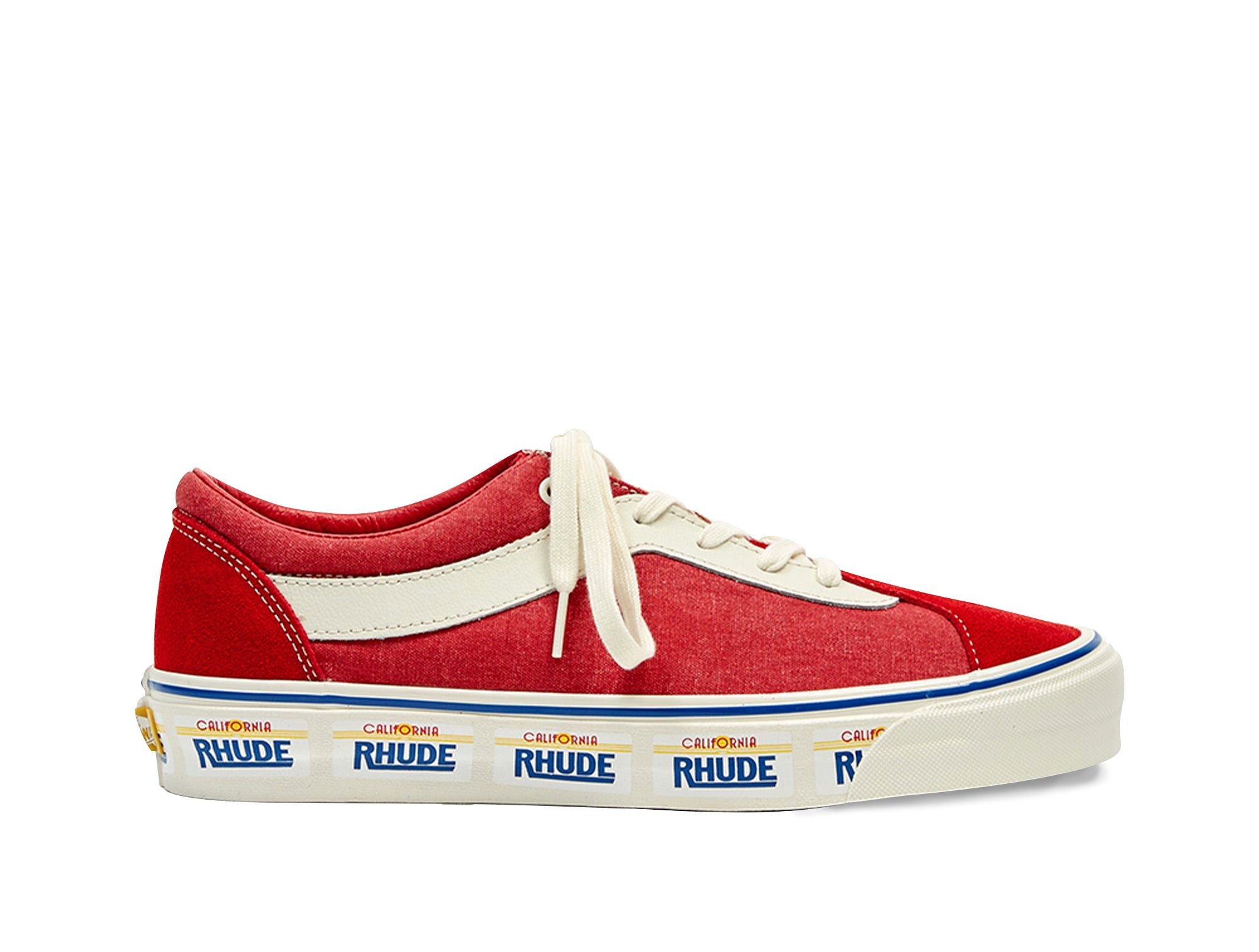 Zapatilla Vans Bold Ni (Rhude) Plate Unisex Rojo