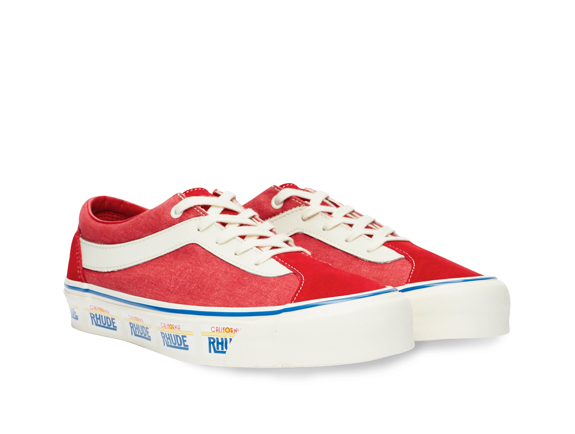 Zapatilla Vans Bold Ni (Rhude) Plate Unisex Rojo