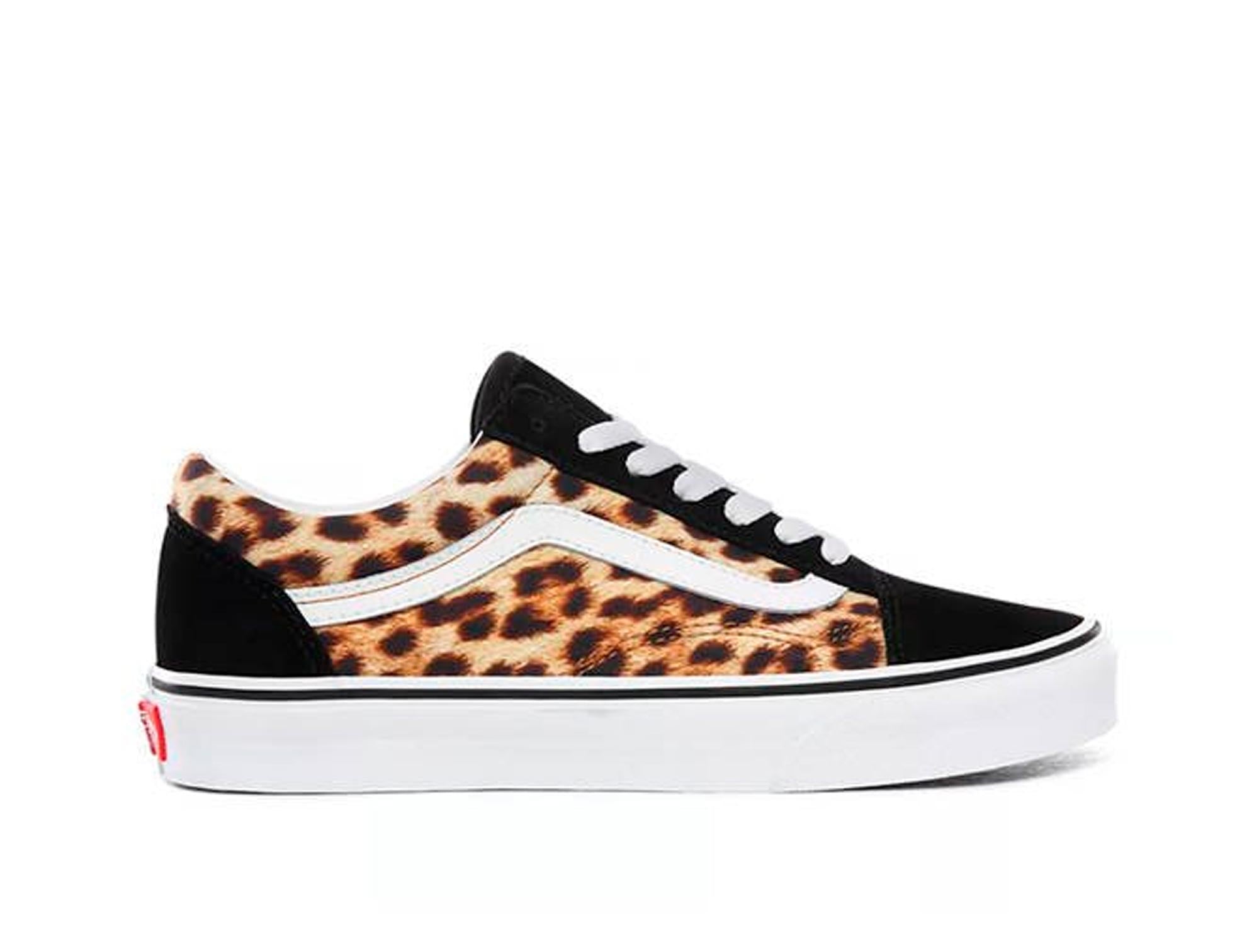 Zapatilla Vans Old Skool (Leopard) Mujer Negro