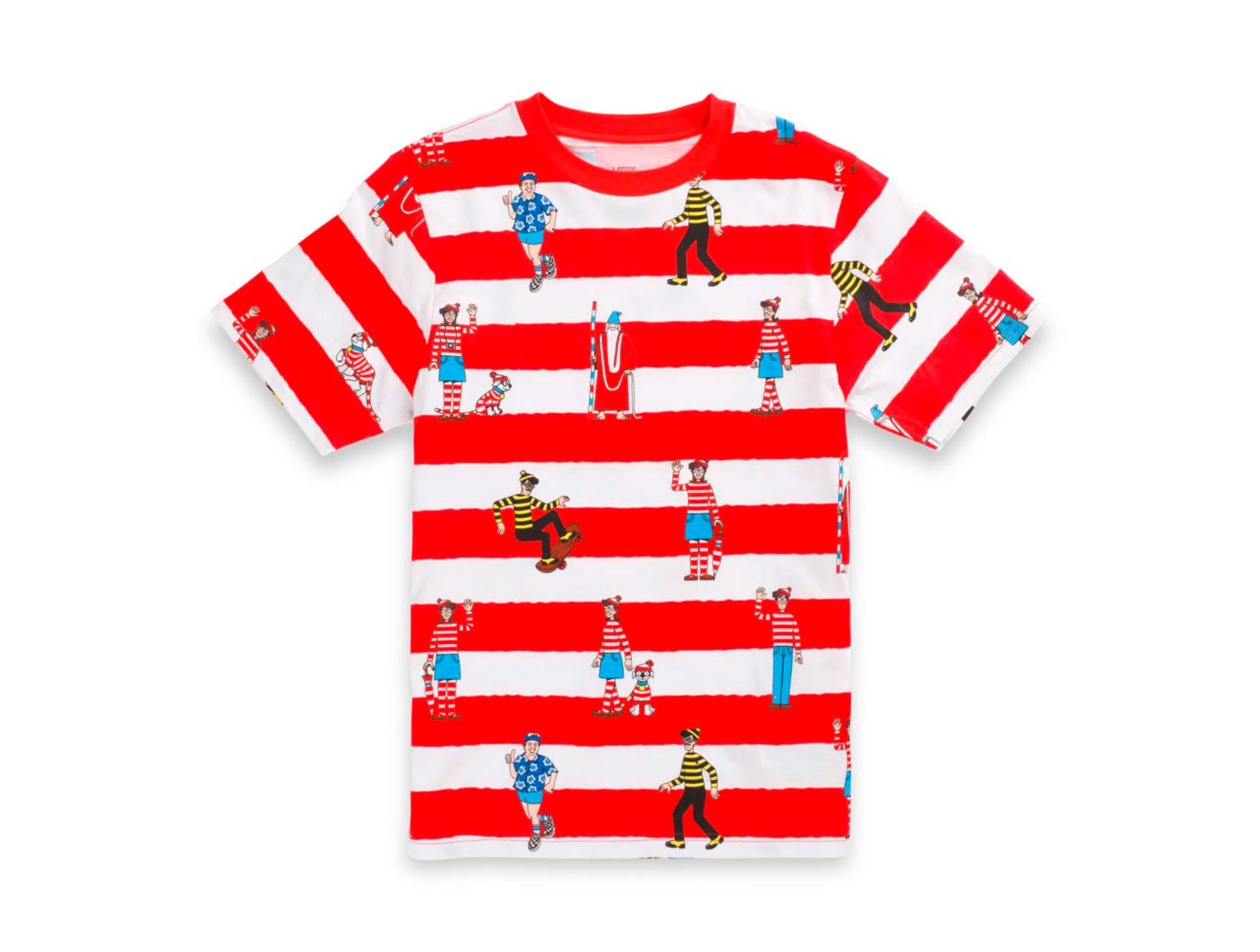 Polera Vans Vans X Wheres Wally Niño Rojo