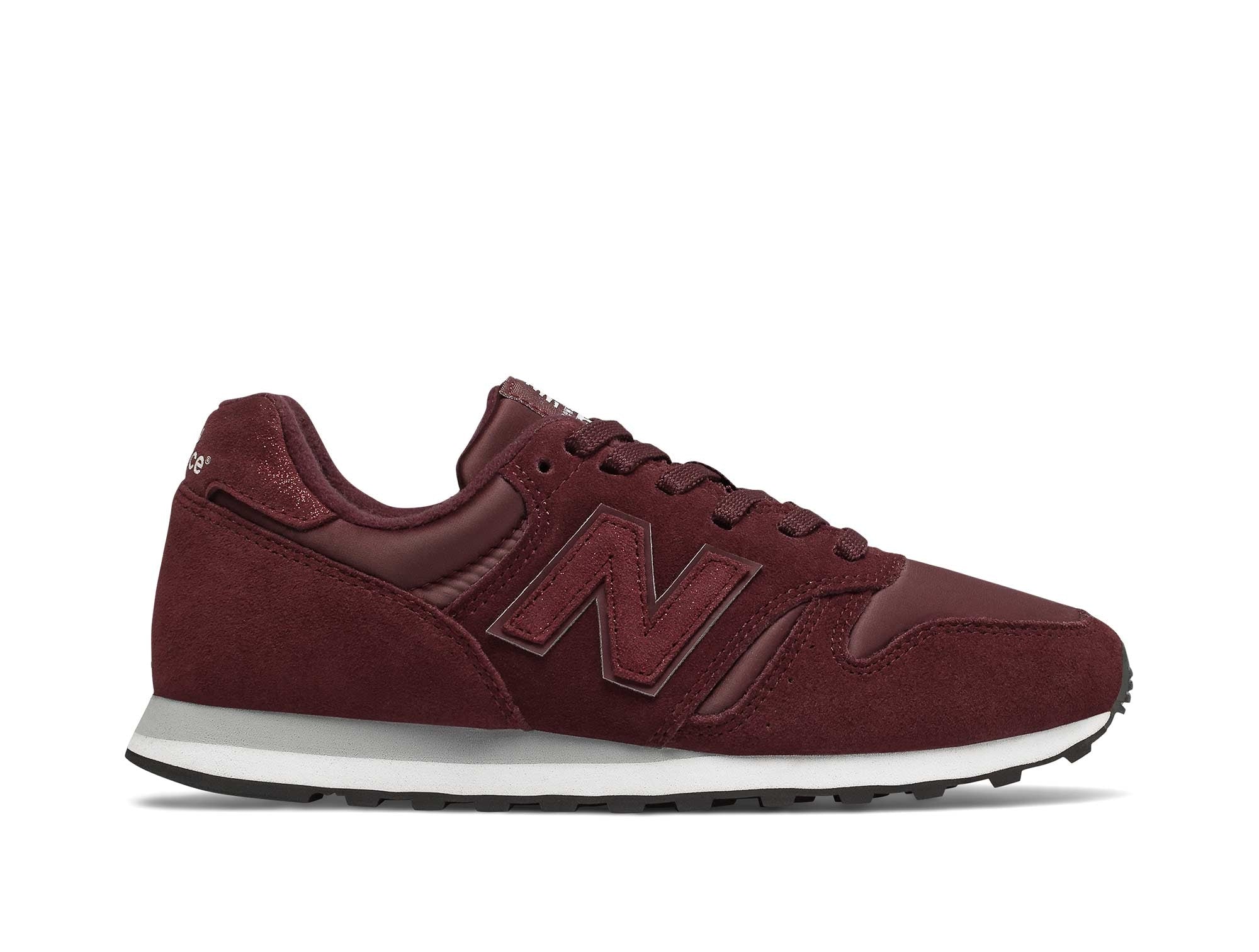 Zapatillas new balance wl hotsell 373 suede granate mujer