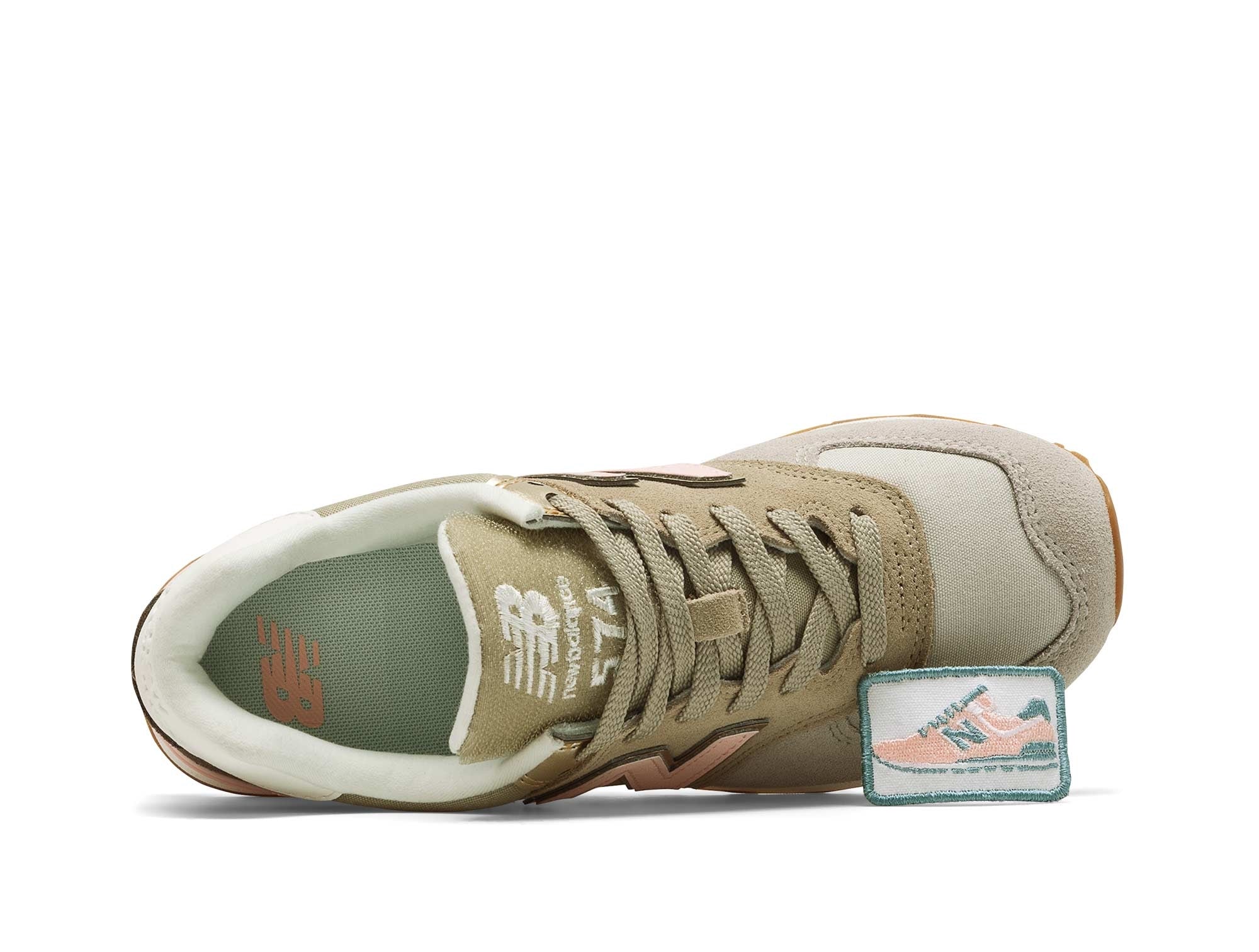 Zapatilla New Balance 574 Mujer Beige Real Kicks